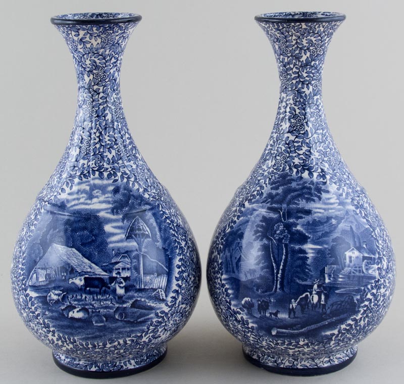 Vases pair of c1920s